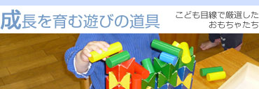 成長を育む遊びの道具―こども目線で厳選したおもちゃたち―